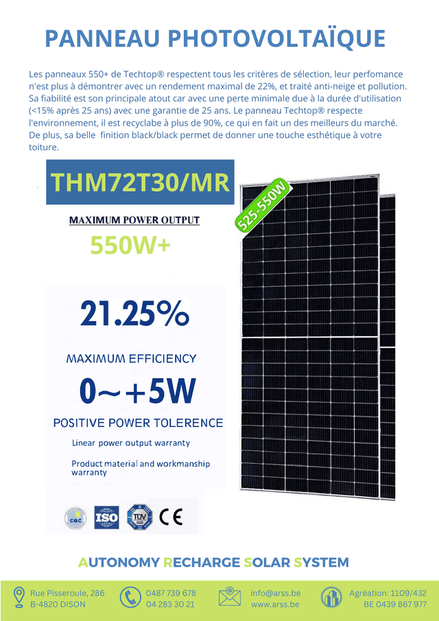 PANNEAUX PHOTOVOLTAÏQUES